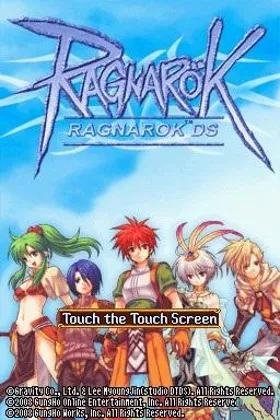 Ragnarok DS (USA) screen shot title